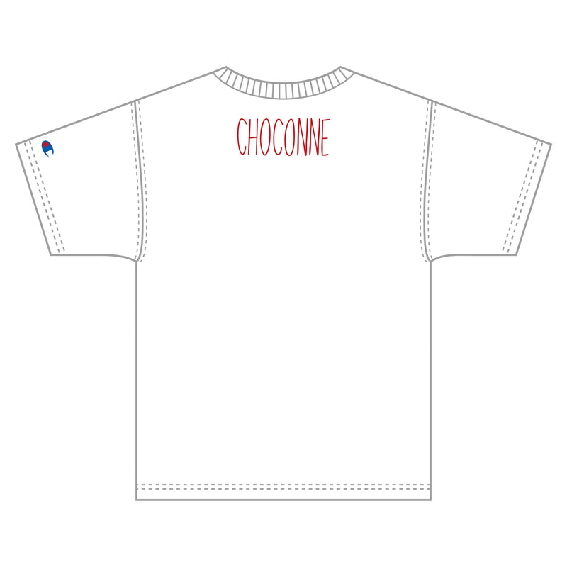 チョコンヌツアー2025　Champion　Tシャツ WHITE