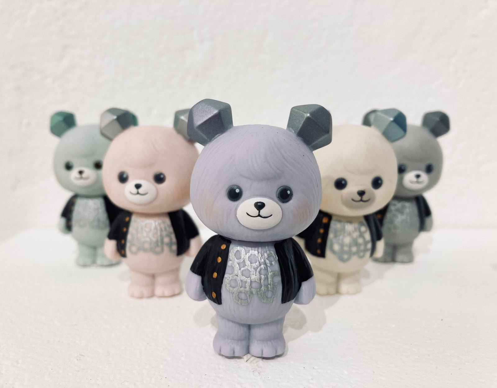 MAMES JEWEL BEAR custom ソフビ くまのアイス ヨシモトマメズ】ソフビ：くまのアイス 吉本興業コラボ 「鎖