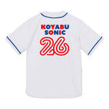 【KOYABU SONIC 2026】ベースボールシャツ　ホワイト [受注期間：2026年8月30日(日)23:59]