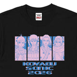 【KOYABU SONIC・アニメ「キングダム」コラボ】Tシャツ（信/嬴政/羌瘣/河了貂）ブラック