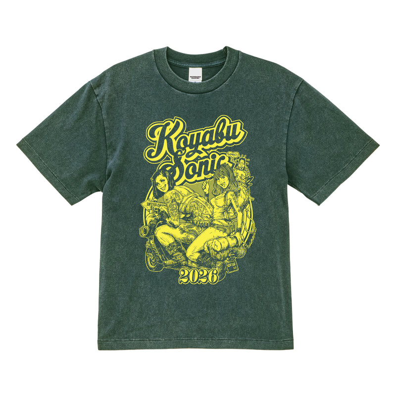 KOYABU SONIC 2026】キービジュアルTシャツ フェードグリーン [受注