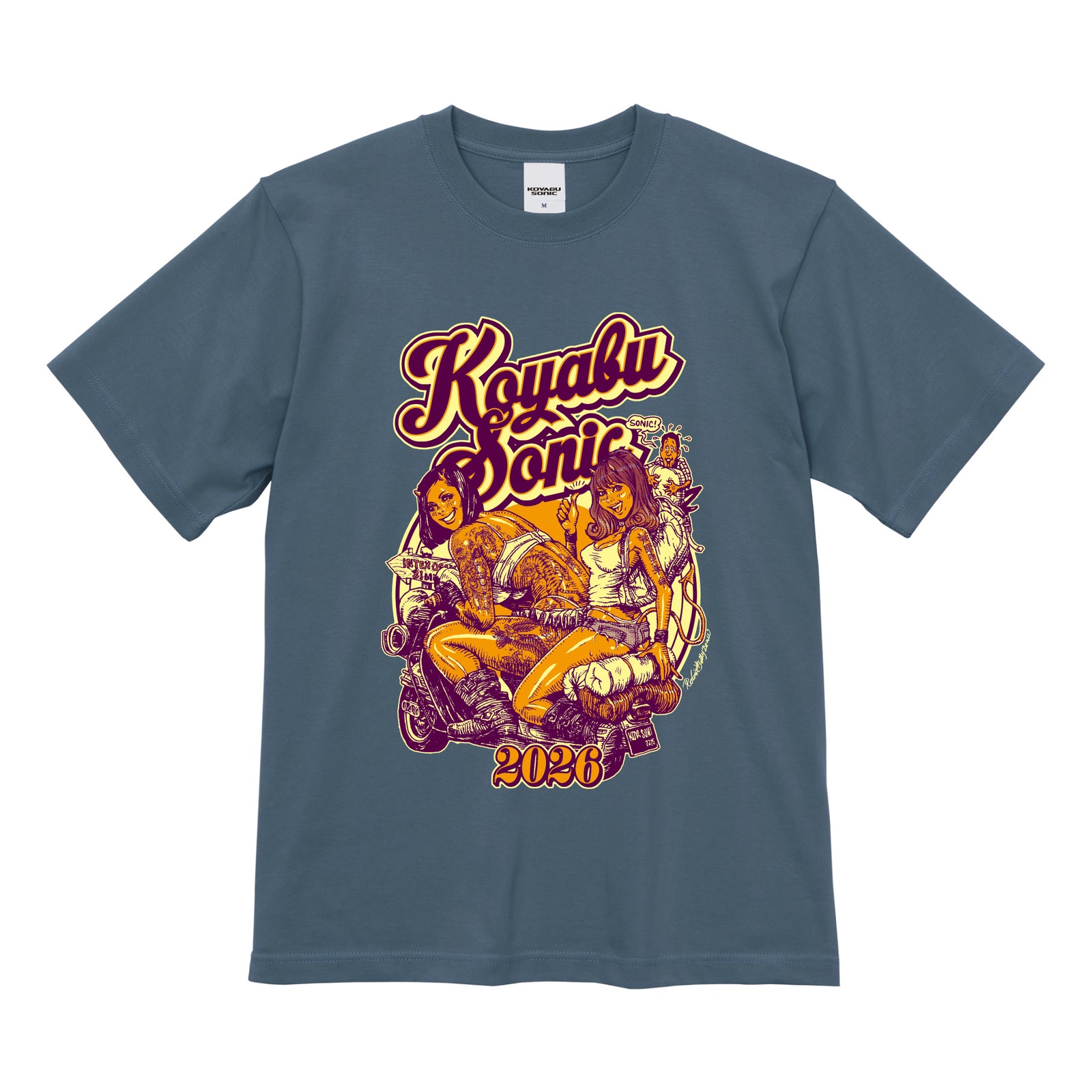 KOYABU SONIC 2026】キービジュアルTシャツ ヘイジーネイビー [受注