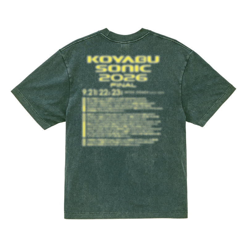 KOYABU SONIC 2026】キービジュアルTシャツ フェードグリーン [受注