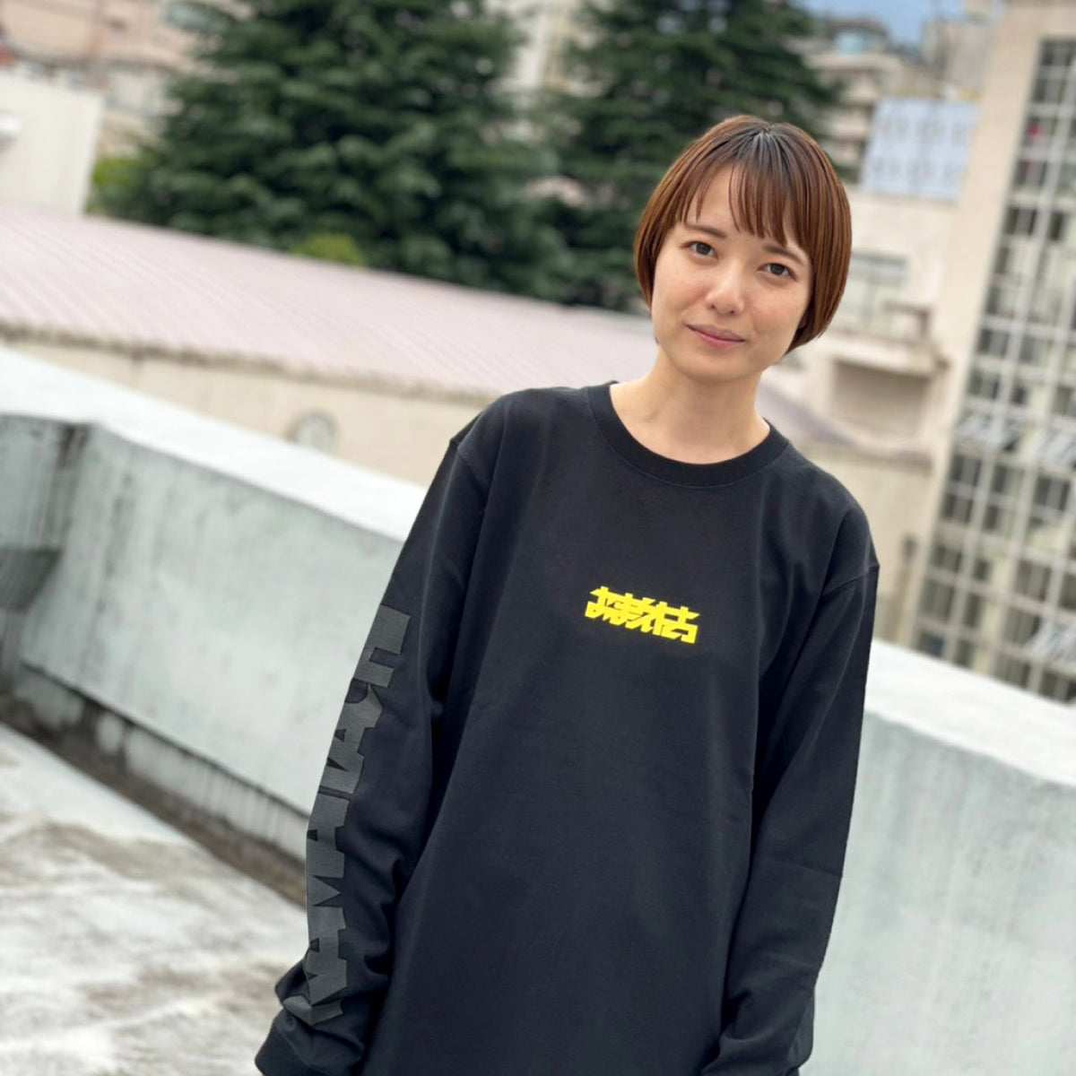 OMAETACHI】LOGO LS TEE – FANY Mall