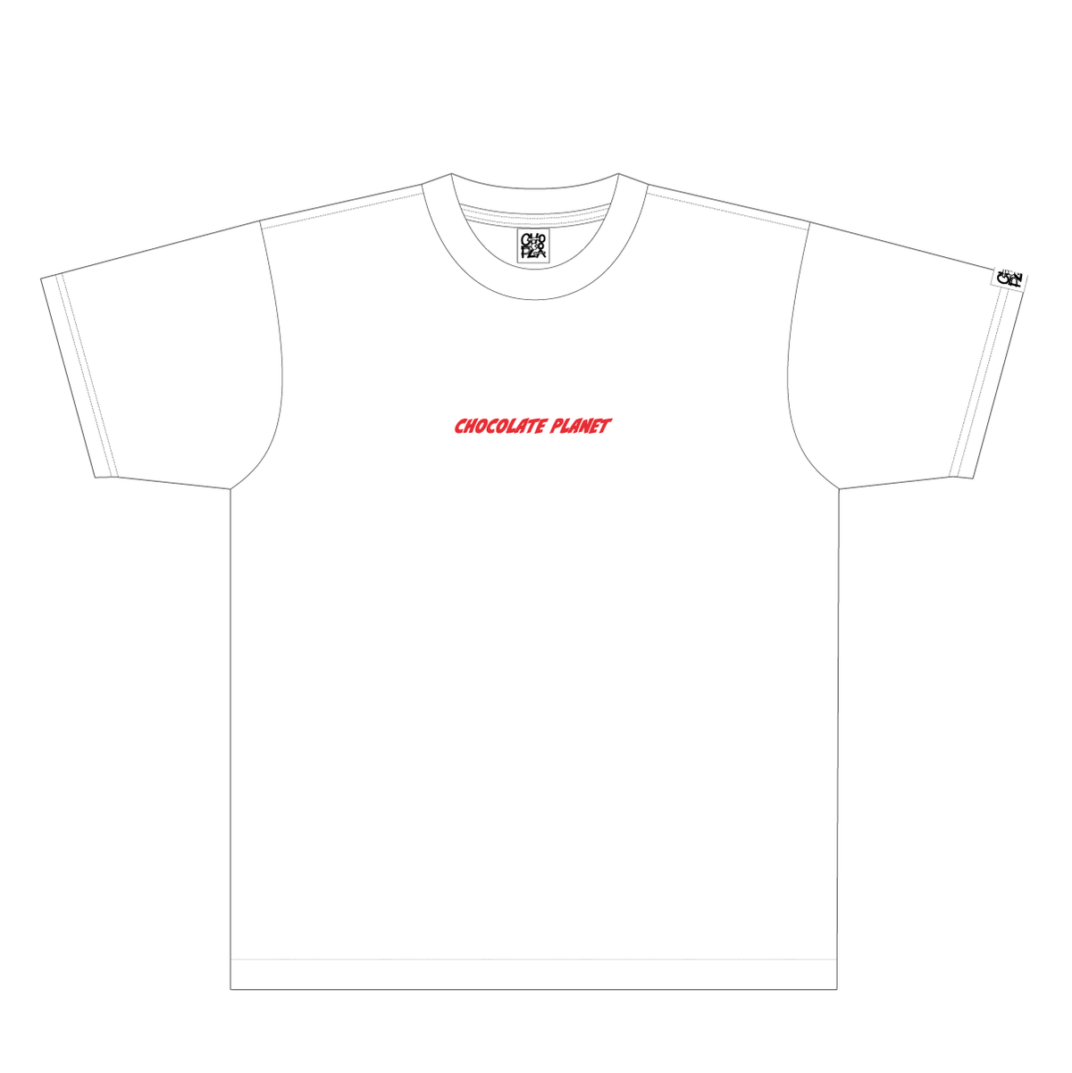Tシャツ CHOCOLATE PLANET ver. ホワイト – FANY Mall
